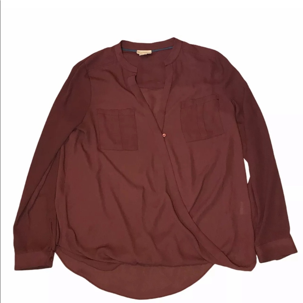 Maroon Maeve Blouse